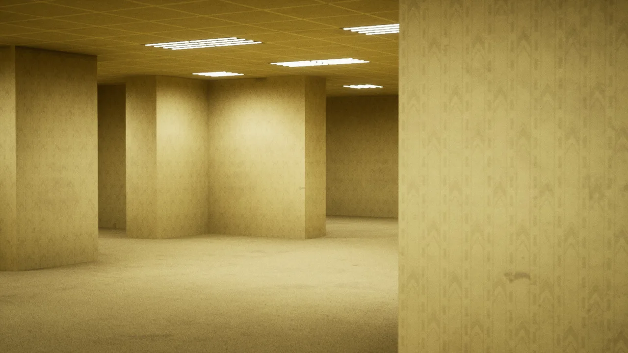 The Backrooms gameplay screenshot